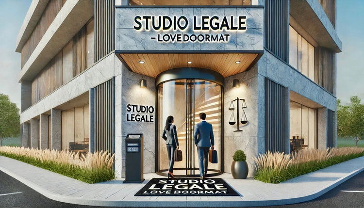 Accessori Personalizzati LOVEDOORMAT per Studi Legali: Eleganza e Professionalità