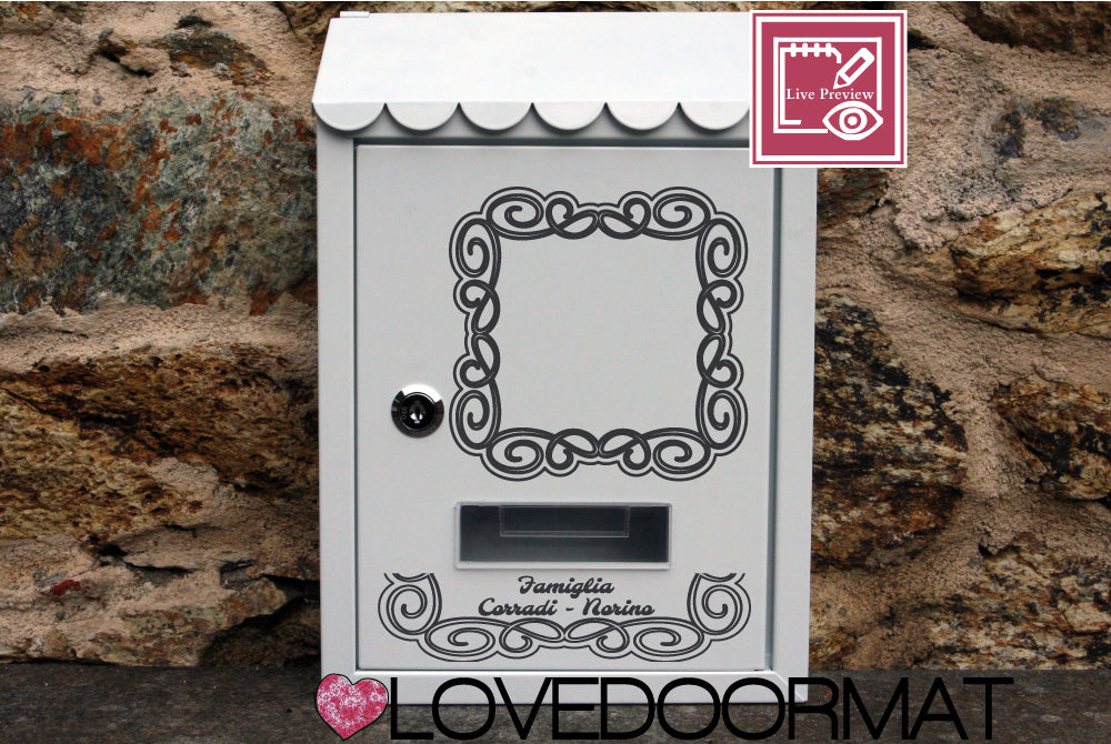Cassetta Posta Personalizzata – Amicizia – LOVEDOORMAT In Acciaio Dipinto cm 30x21x7