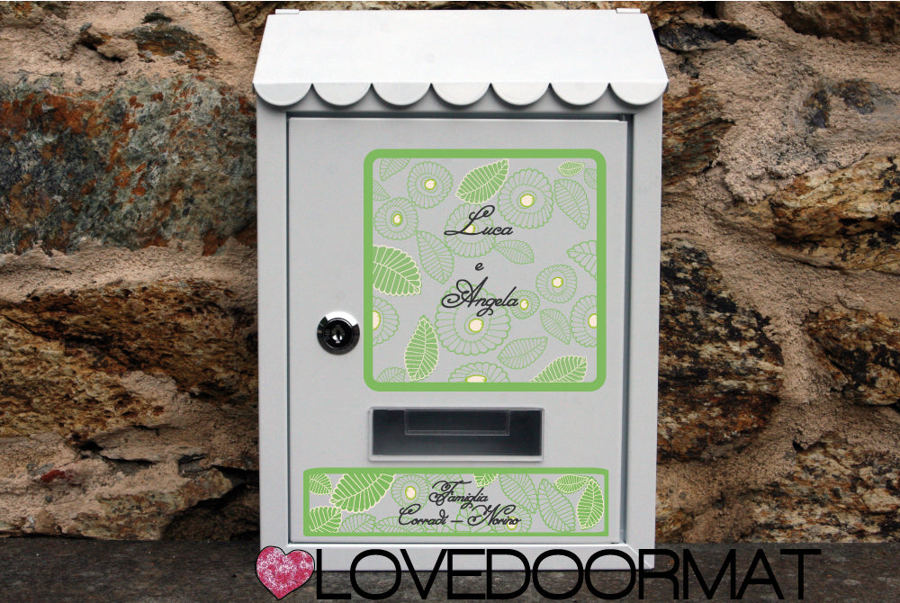 Cassetta Posta Personalizzata – Armonia – LOVEDOORMAT In Acciaio Dipinto cm 30x21x7