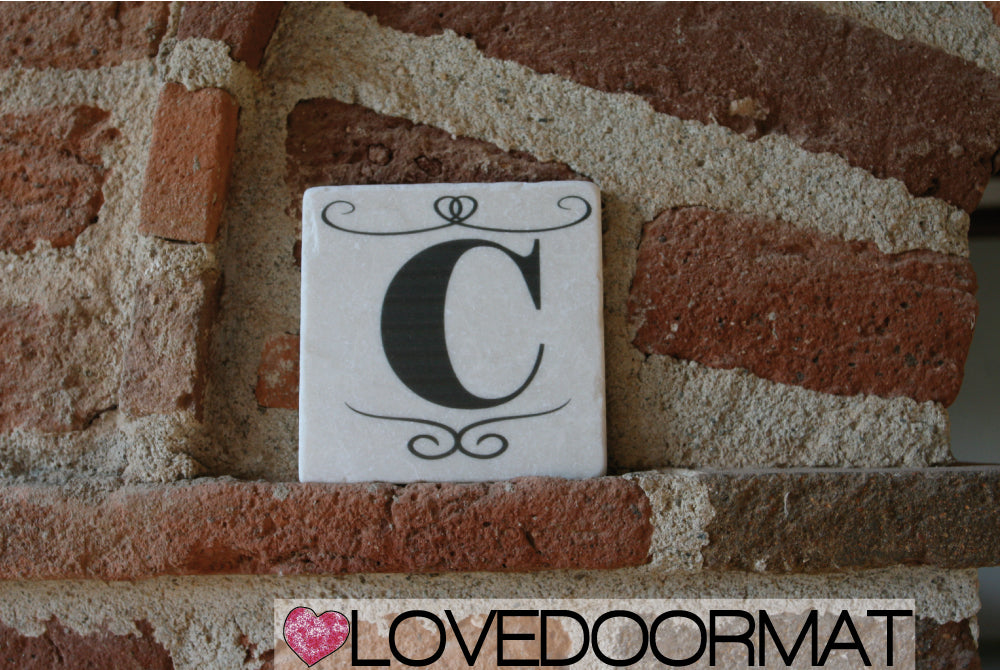 C- Formella Numero Civico – Sublime – LOVEDOORMAT in Marmo 100% Naturale, Numeri, Lettere e Terminali