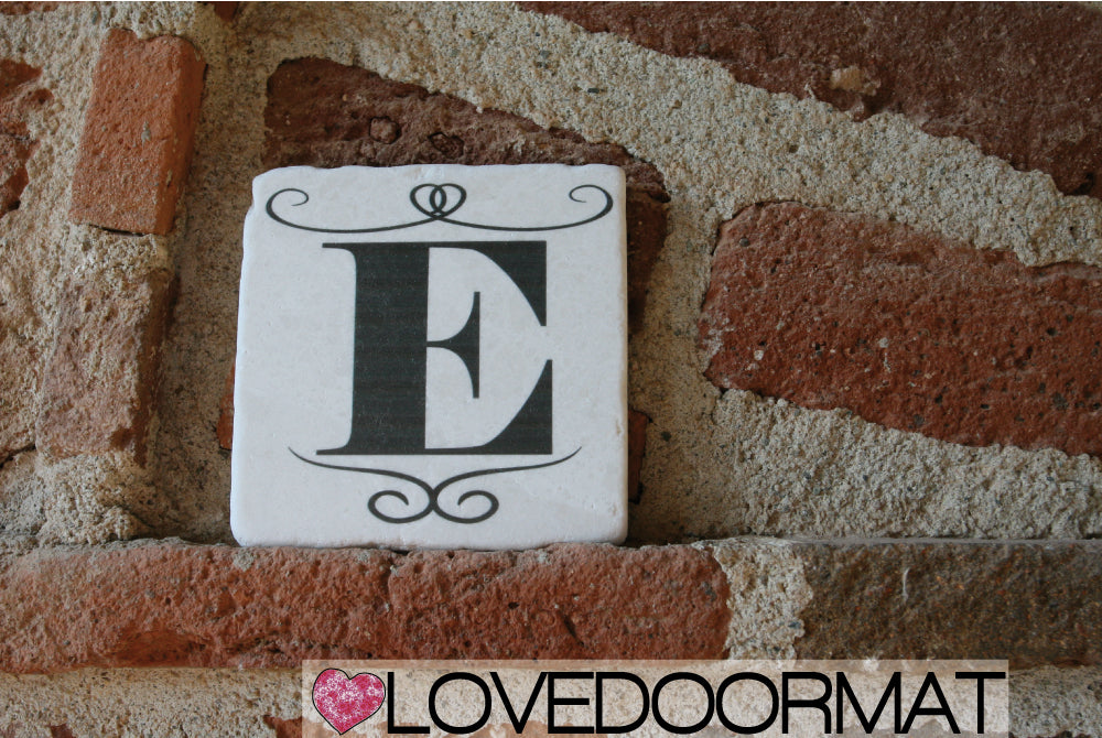 E - Formella Numero Civico – Sublime – LOVEDOORMAT in Marmo 100% Naturale, Numeri, Lettere e Terminali
