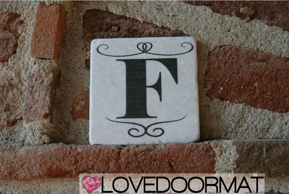 F - Formella Numero Civico – Sublime – LOVEDOORMAT in Marmo 100% Naturale, Numeri, Lettere e Terminali