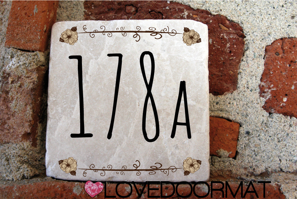 Formella Personalizzata – Amabile – LOVEDOORMAT in Marmo 100% Naturale
