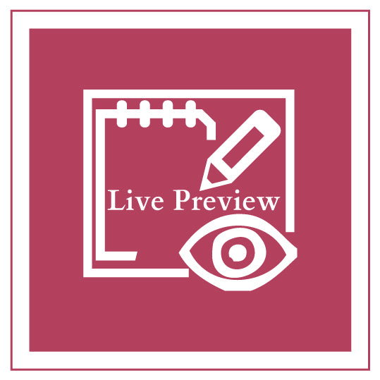 Live Preview Cassetta Posta Personalizzata – Tue Iniziali in Cornice – LOVEDOORMAT In Acciaio Dipinto