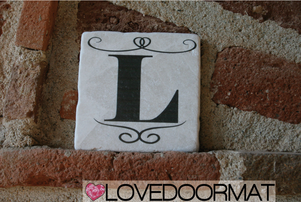 L - Formella Numero Civico – Sublime – LOVEDOORMAT in Marmo 100% Naturale, Numeri, Lettere e Terminali