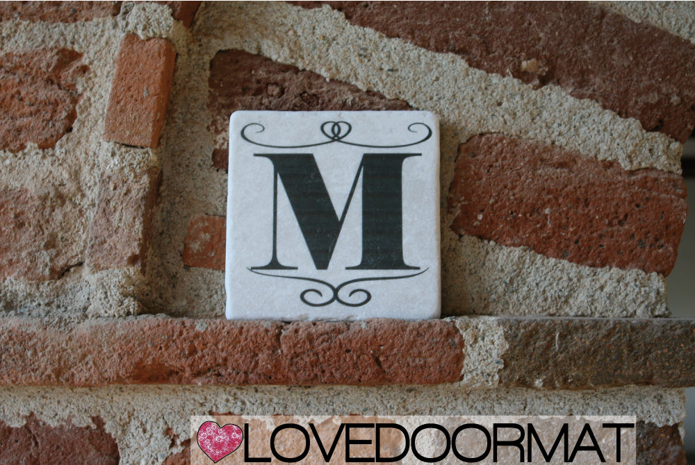 M - Formella Numero Civico – Sublime – LOVEDOORMAT in Marmo 100% Naturale, Numeri, Lettere e Terminali