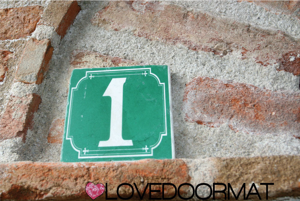 Formella Personalizzata – Border – LOVEDOORMAT in Marmo 100% Naturale