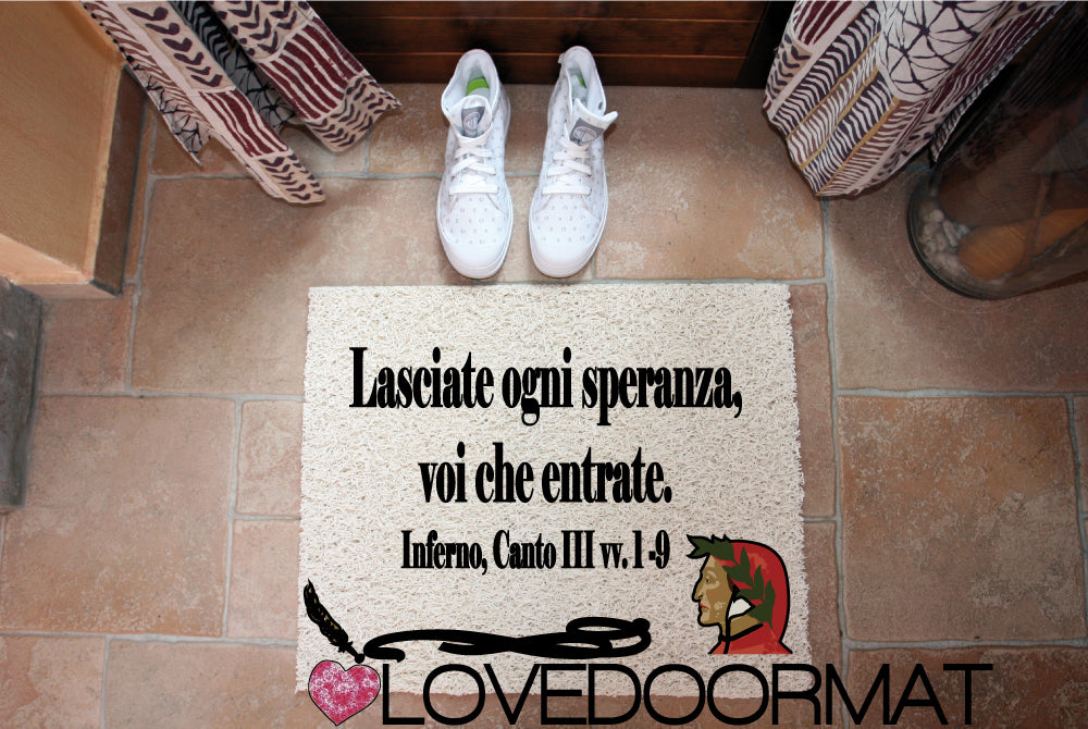 LOVEDOORMAT Zerbino Personalizzato 'Hai Portato Il Vino?' - Feltro Artigianale Con Fondo Antiscivolo - Fatto A Mano In Italia (cm 40x60)