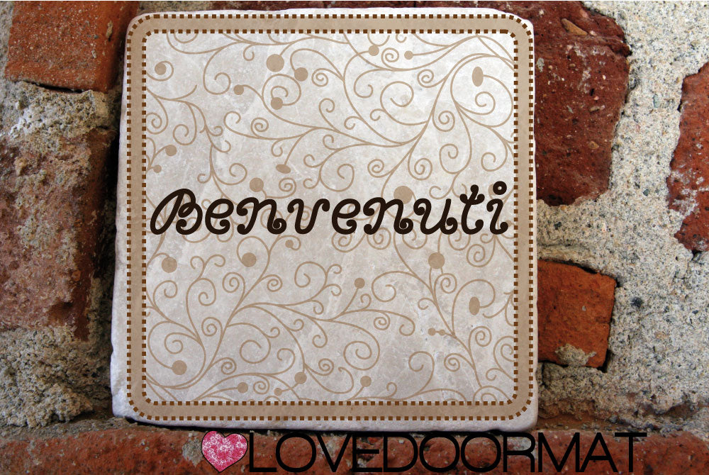 Formella Personalizzata – Dolcezza – LOVEDOORMAT in Marmo 100% Naturale