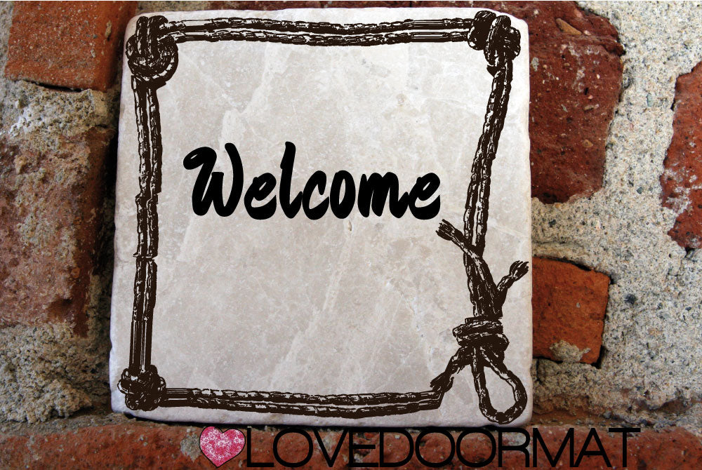 Formella Personalizzata – Robusta – LOVEDOORMAT in Marmo 100% Naturale