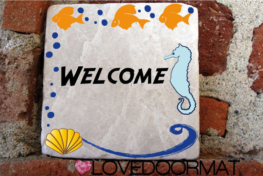 Formella Personalizzata – Marina – LOVEDOORMAT in Marmo 100% Naturale