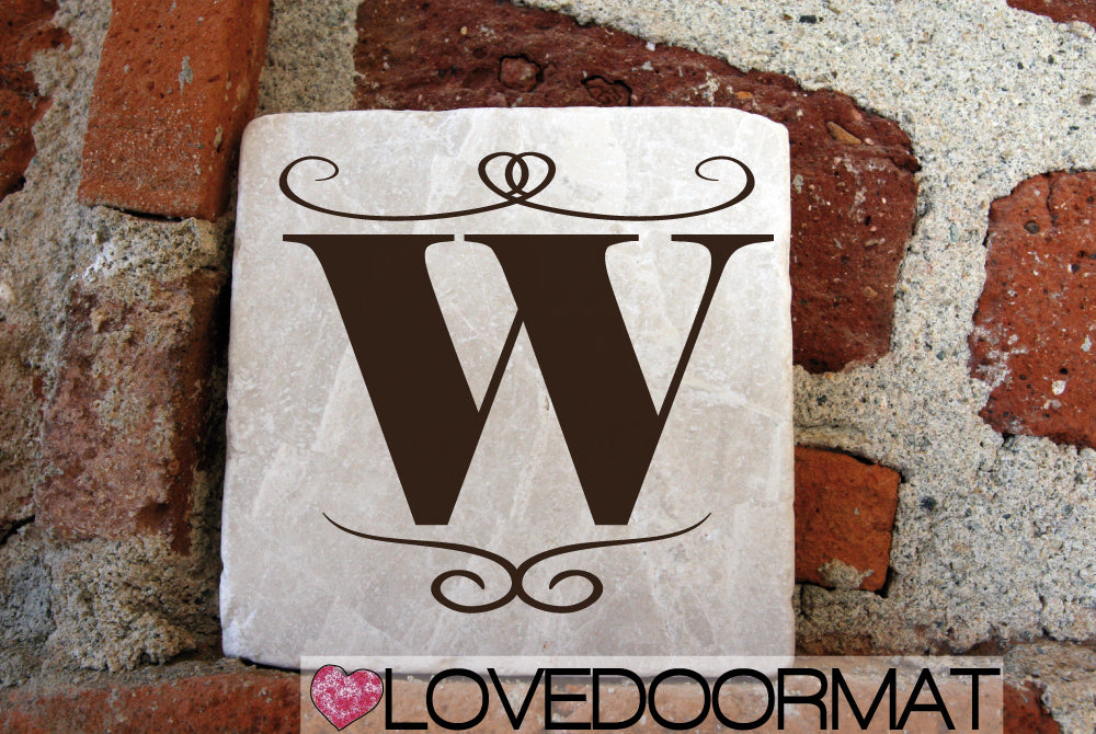 W - Formella Numero Civico – Sublime – LOVEDOORMAT in Marmo 100% Naturale, Numeri, Lettere e Terminali