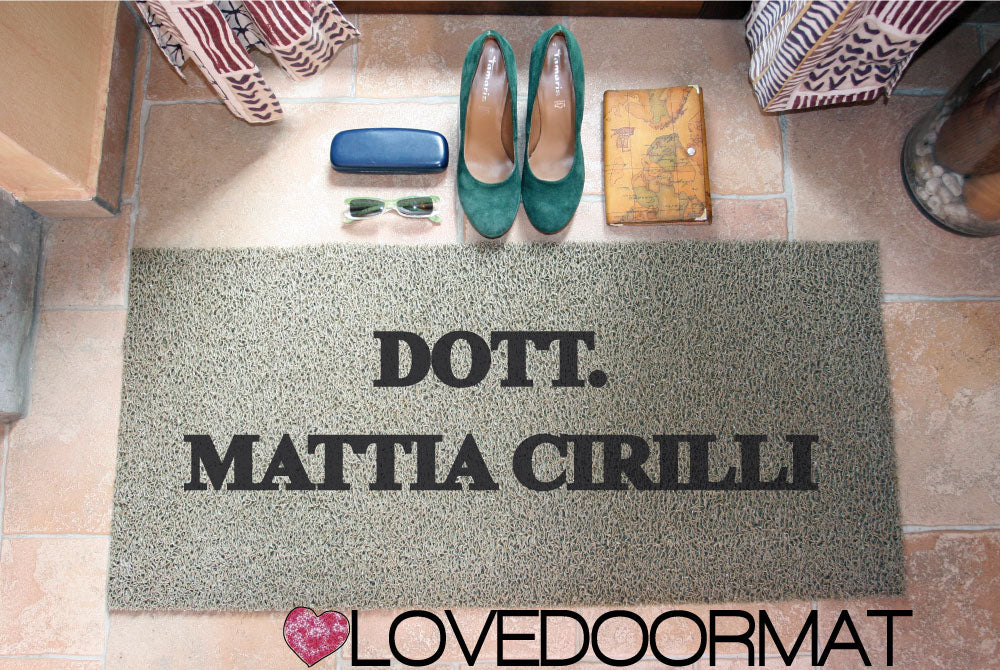 Zerbino Personalizzato – Studio Professionale – LOVEDOORMAT in Pvc, Fondo in Gomma, 100% Impermeabile