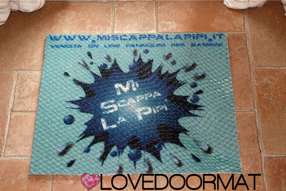 Zerbino Personalizzato – Tuo Logo – LOVEDOORMAT in Pvc, Fondo in Gomma per Azienda