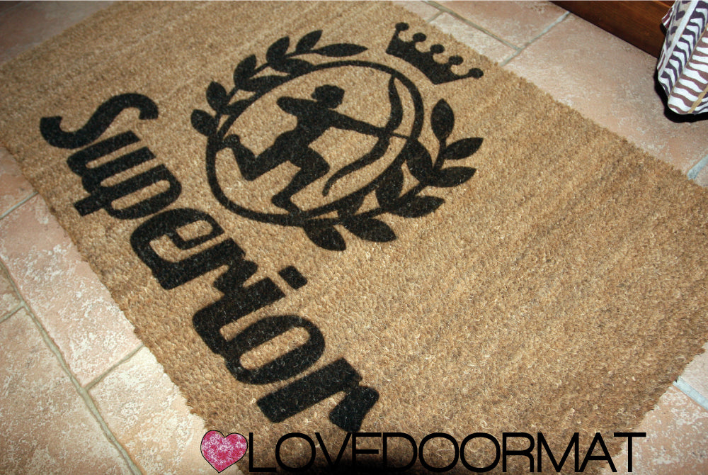 Zerbino Personalizzato – Tuo Logo – LOVEDOORMAT in Cocco, Fondo in Gomma 100% BIO per Azienda