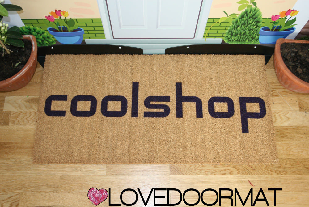 Zerbino Personalizzato – Tuo Logo – LOVEDOORMAT in Cocco, Fondo in Gomma 100% BIO per Azienda