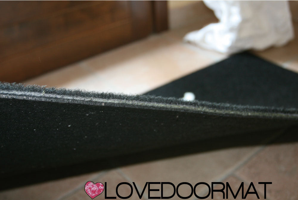 Spessore Zerbino Personalizzato Intarsiato LOVEDOORMAT in Ppl con Fondo in Gomma