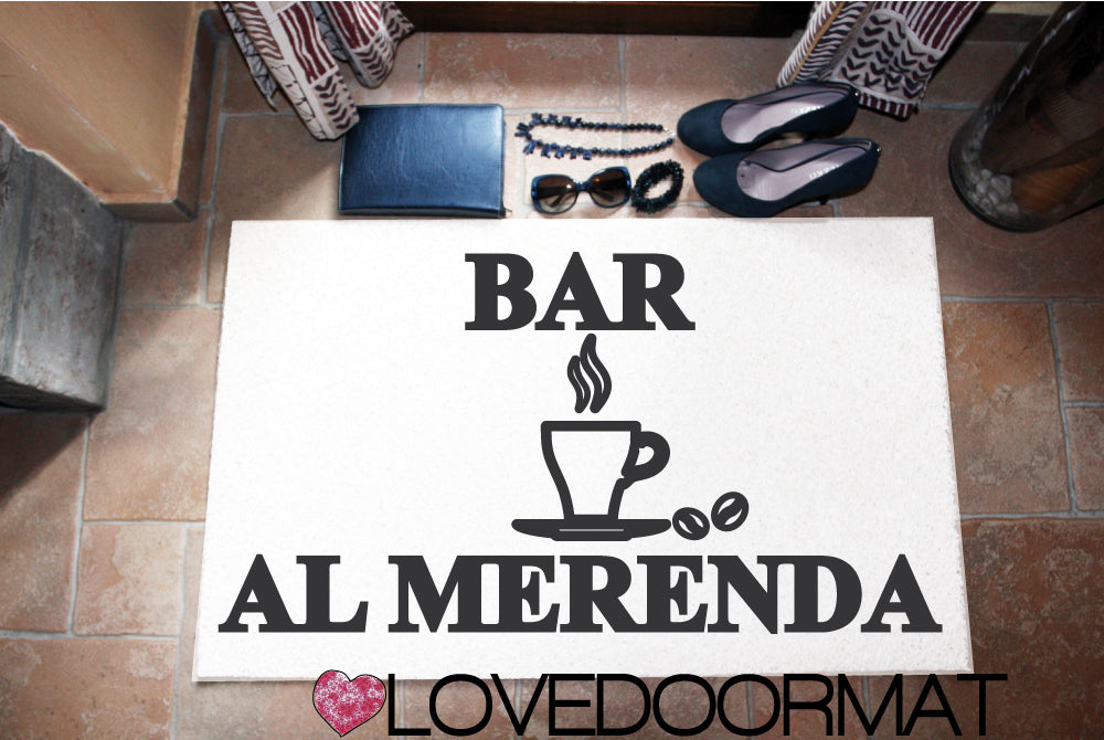 Tappeto Personalizzato – Bar – LOVEDOORMAT in Feltro e Gomma, 100% asciugapassi