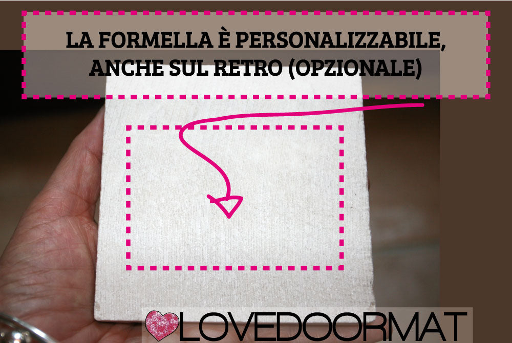 Formella Personalizzata – Alba Sui Campi – LOVEDOORMAT in Marmo 100% Naturale