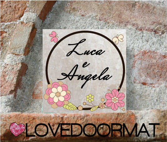 Formella Personalizzata – Soave – LOVEDOORMAT in Marmo 100% Naturale