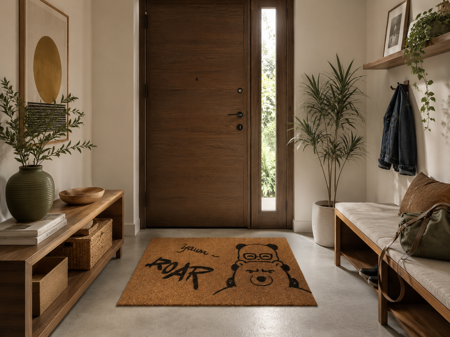Zerbino Personalizzato – Solo Tuo – LOVEDOORMAT in Cocco, Fondo in Gomma 100% BIO
