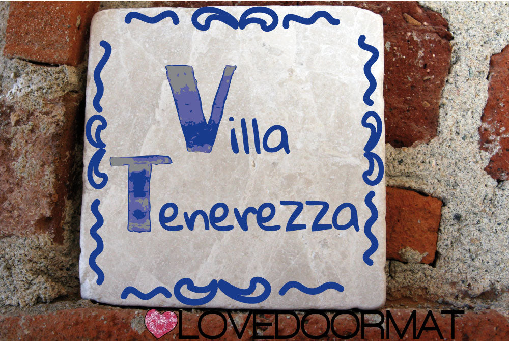 Formella Personalizzata – Tenerezza – LOVEDOORMAT in Marmo 100% Naturale