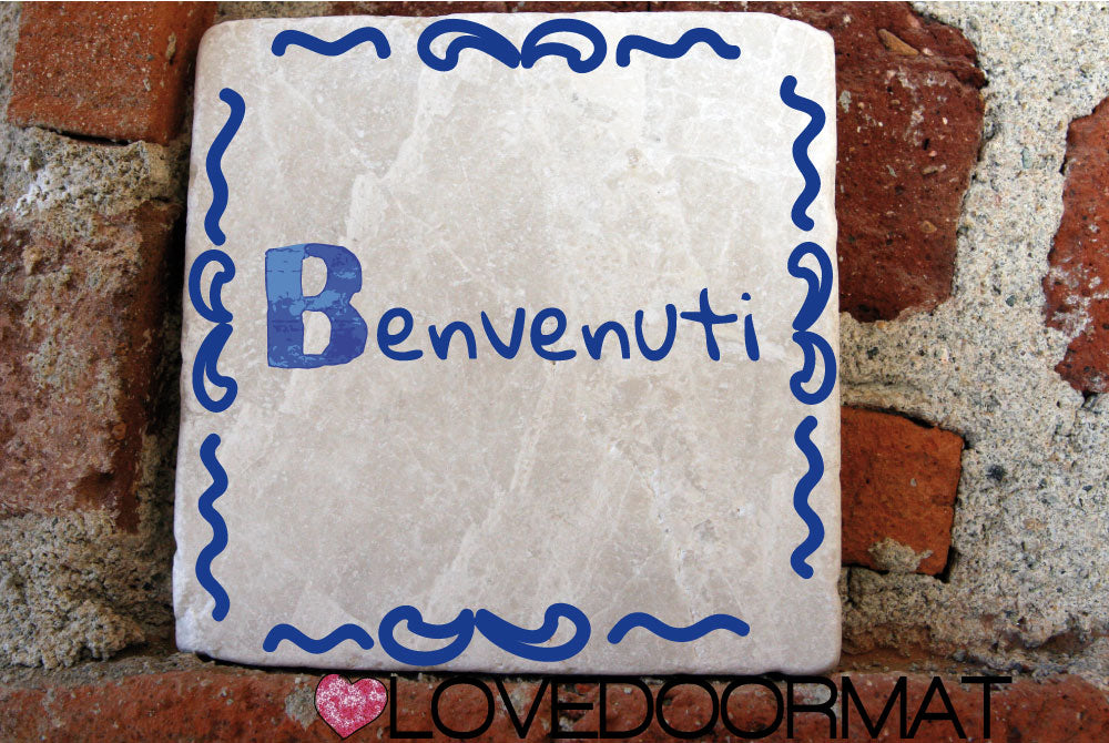 Formella Personalizzata – Tenerezza – LOVEDOORMAT in Marmo 100% Naturale