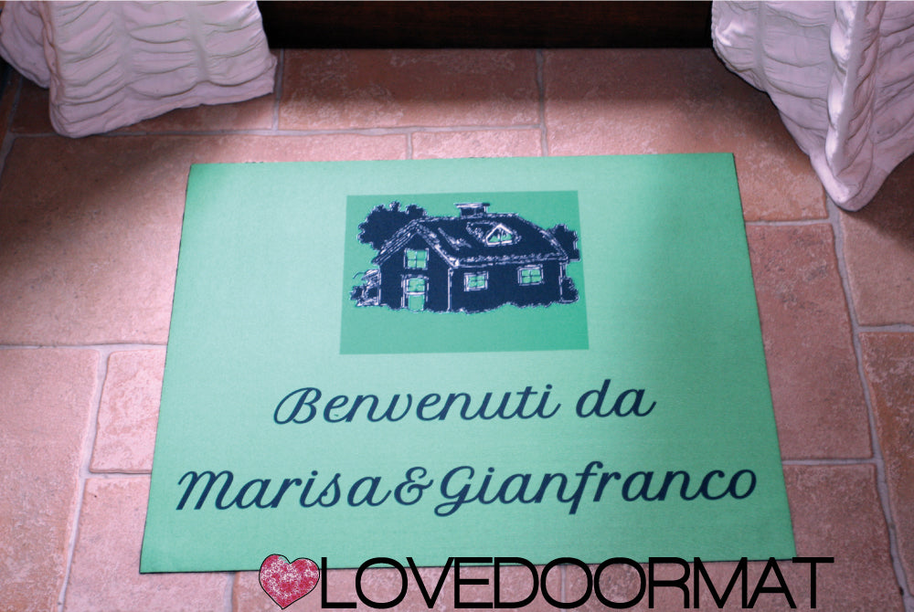 Tappeto Personalizzato – Solo Tuo – LOVEDOORMAT in Feltro e Gomma