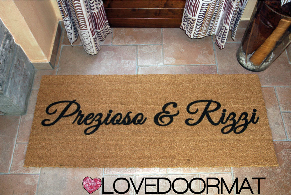 Zerbino Personalizzato – Noi Due, Tuo Testo – LOVEDOORMAT in Cocco, Fondo in Gomma 100% BIO