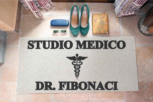 Zerbino Personalizzato – Studio Medico – LOVEDOORMAT in Pvc, Fondo in Gomma, 100% Impermeabile