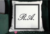 Cuscino Personalizzato – Tue Iniziali in Cornice – LOVEDOORMAT in Cotone