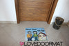 Tappeto Personalizzato – Fumetto Famiglia – LOVEDOORMAT in Feltro e Gomma e Con I Tuoi Personaggi