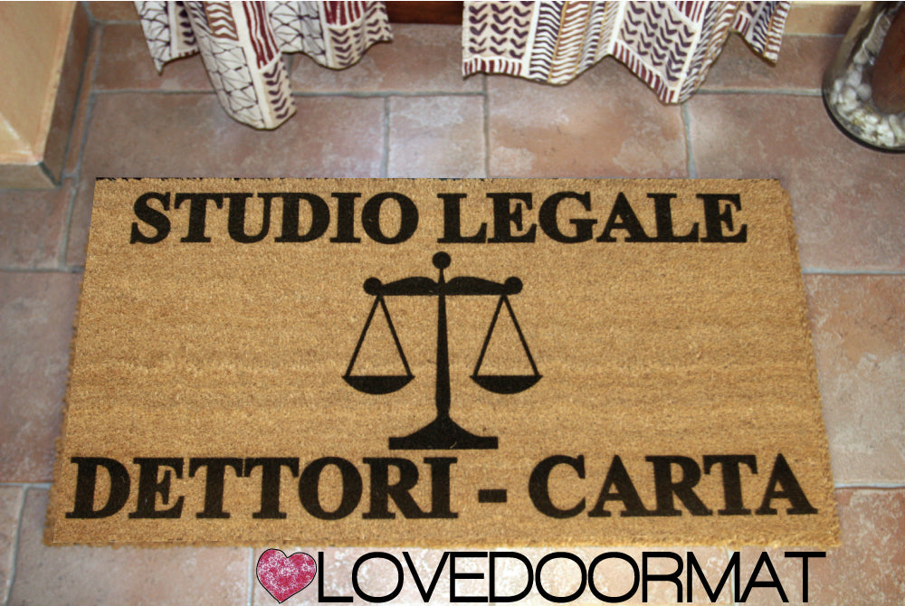 Zerbino Personalizzato LOVEDOORMAT – Tue Iniziali In Cornice. In Fibra Di Cocco Con Fondo In Gomma. Fatto A Mano In Italia, Su Misura. Scegli Dimensioni E Dettagli.