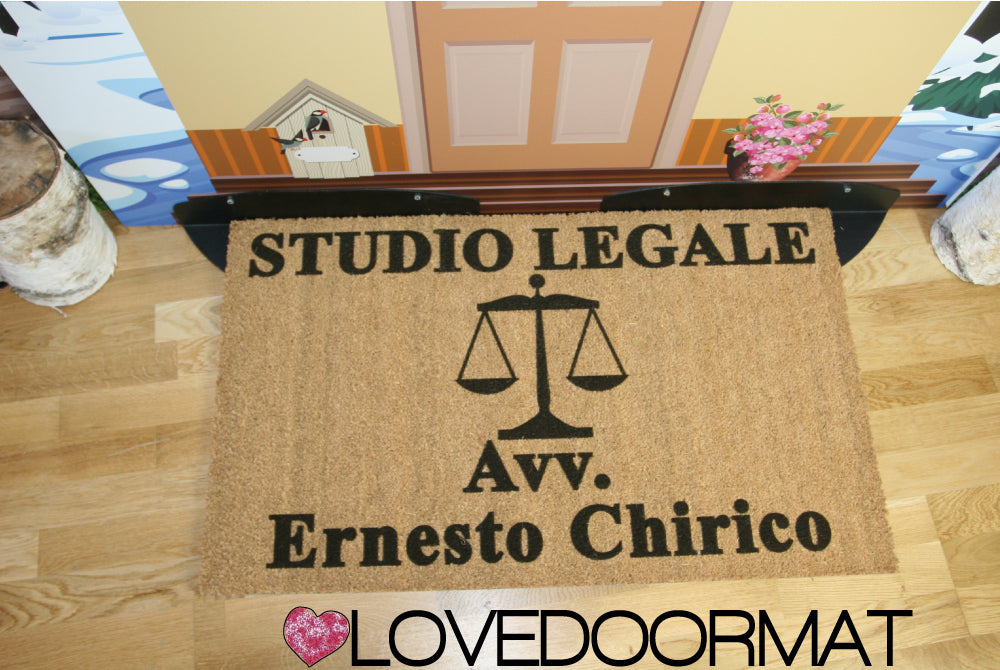 Zerbino personalizzato decorativo di grande pregio e impatto visivo Zerbino personalizzato decorativo di grande pregio e impatto visivo